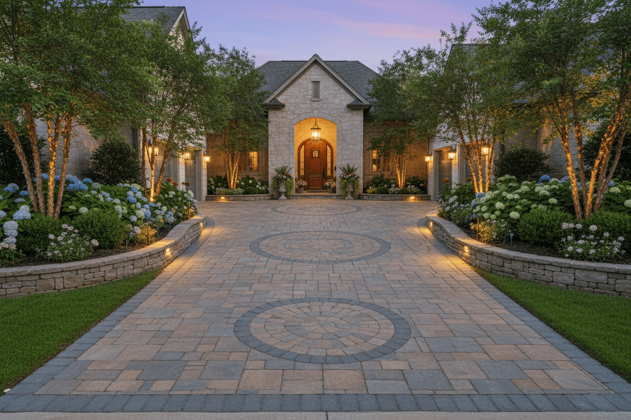 Decorative Paver Driveway