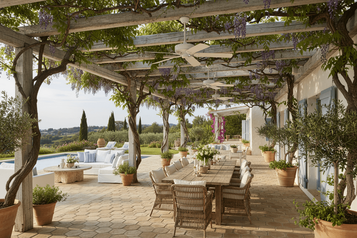 Pergola with Outdoor Dining