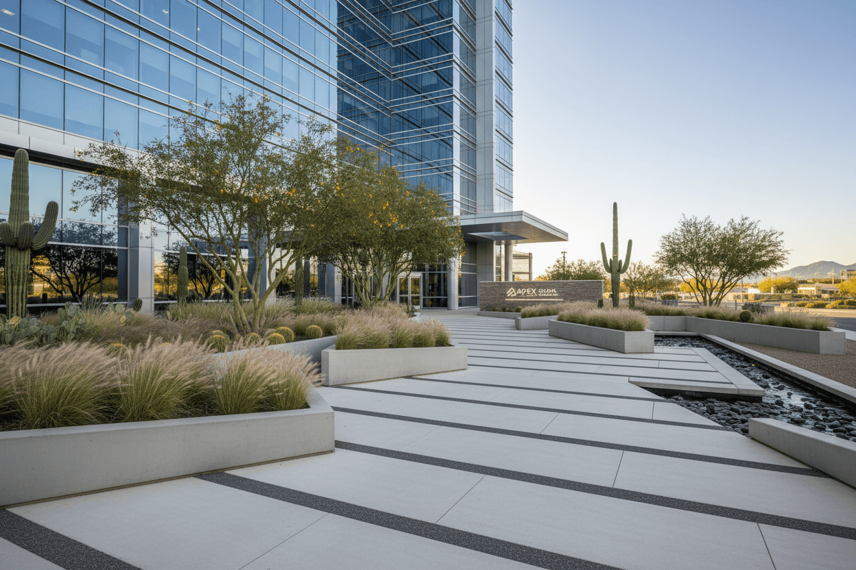 Modern Commercial Landscape